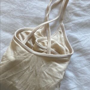 Elegant Cream Slip Dress